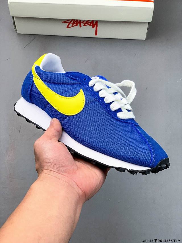 集图 耐克Nike Roshe Run Ld- 0 X Stussy 华夫一代系列华夫复古休闲运动慢跑鞋 美国元祖街头潮牌-斯图西联手Nike打造 Ld- 0