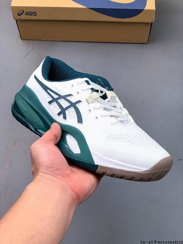 亚瑟士Asics Gel-Resolution X 亚瑟士运动休闲透气专业跑鞋 轻量舒适透气材质 全滴塑鞋面中底3D可视Gel缓震胶效果 升级Flytefoam