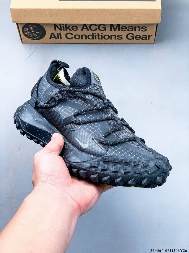 Acg Mountain Fly Low Gtx Se 机能风格采用匠心设计，打造耐穿迅疾风格，让你在沙漠、峡谷和深山中探险时也能像在城市一般轻松自在，从容应对