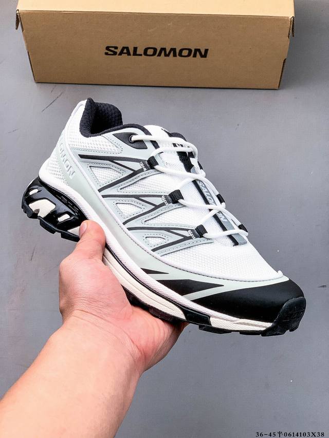 Salomon Xa Pro Xt-6 Expanse 萨洛蒙户外越野跑鞋 鞋面采用Sensifit贴合技术 全方位贴合包裹脚型 鞋跟部鞋底牵引设计 提供强大的