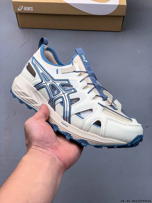 集图 Asics亚瑟士 Gel-Sonoma Se夏季新款户外运动休闲溯溪鞋 但作为一对溯溪鞋常有的镂空设计、快速系带，该有的 Ta 也有，甚至还有在 Asic