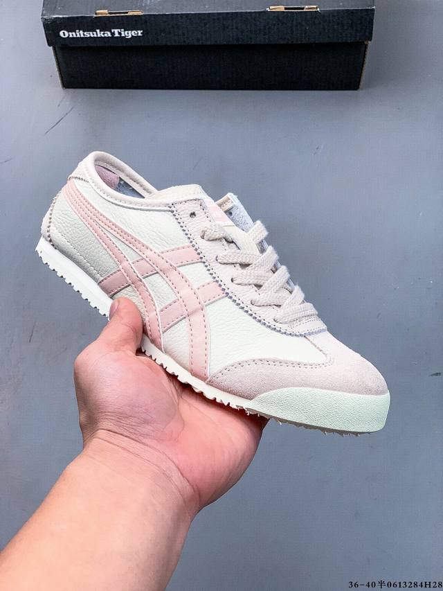 Asics Onitsuka Tiger 鬼冢虎手工鞋亚瑟士鬼冢虎专柜正品头层小羊皮 产品从款式颜色造型上体现出追求舒适和细节的完美，鞋类更是推崇手工制作的严谨