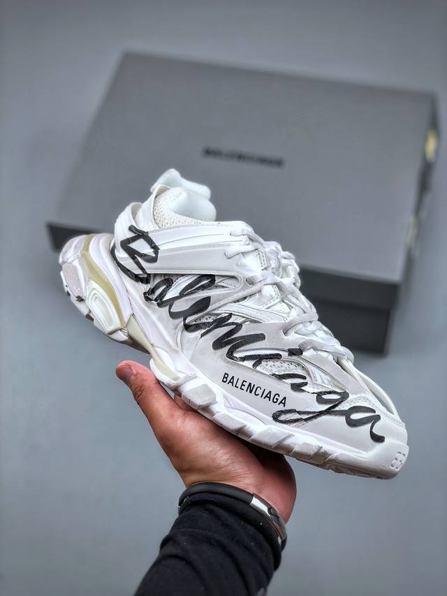 今日福利特价款 I8版 法国高端奢侈品牌-巴黎世家Balenciaga Track Sneaker 代复古野跑姥爹潮流百搭慢跑鞋 Balenciaga 巴黎世家