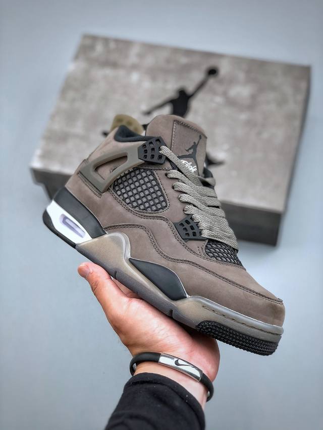 Nike Air Jordan 4 Retro Cave Stone 迈克尔 乔丹Aj4代中帮复古休闲运动文化篮球鞋“洞穴石摩卡棕”Fv5029-200 #原楦