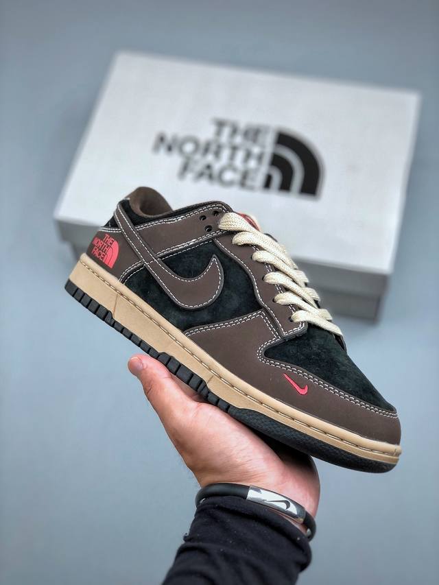 Nike Sb Dunk Low X The North Face 棕黑红小钩纯原大厂出品 极力推荐原装头层材料 独家版型蒸餾加工帶來的是更好的视觉和脚感体验大