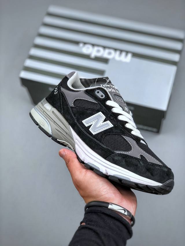 New Balance Nb Made In Usa M993系列美产血统经典复古休闲运动百搭老爹跑步鞋 Mr993Bk 尺码：36-45 半
