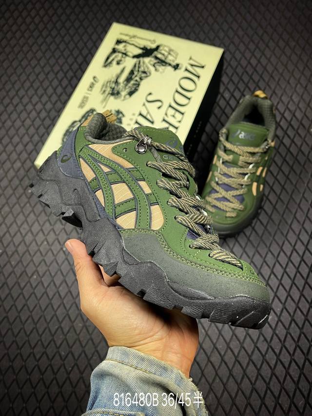 B 亚瑟士 Asics Gel-Pickax 登山 户外运动 抗冲击支撑 减震防滑耐磨轻便 徒步鞋 轻便旅游鞋。 Size：36-45半码 编码：816480B