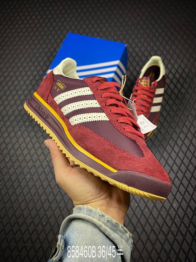B Adidas Originals Sl 72 Rtn 复古单品 Adidas Originals Sl 72 Rs 防滑 低帮 生活体闲鞋 男女同款简约大方