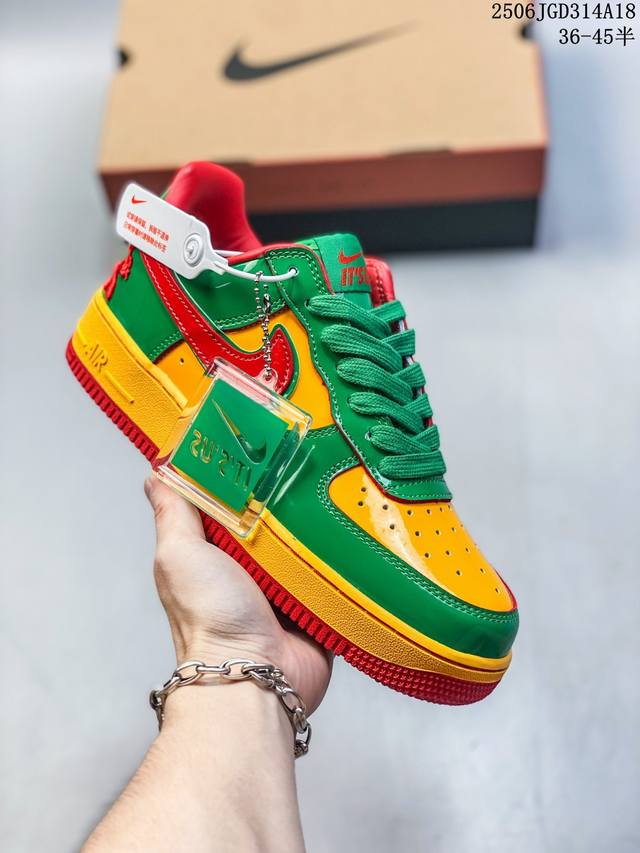 Lil Yachty X耐克Nike Air Force 7 Low 联名款 打工人2.0 空军一号低帮休闲板鞋 Ih4383 300 码数：36 36.5 3