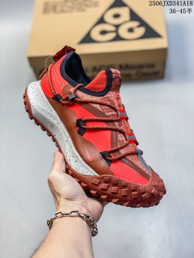 公司级耐克Nike Acg Mountain Fly Gtx Se山脉系列 解构绑带 低帮户外登山越跑徒步休闲运动鞋 货号:Ib7328-002 尺码：见图 编