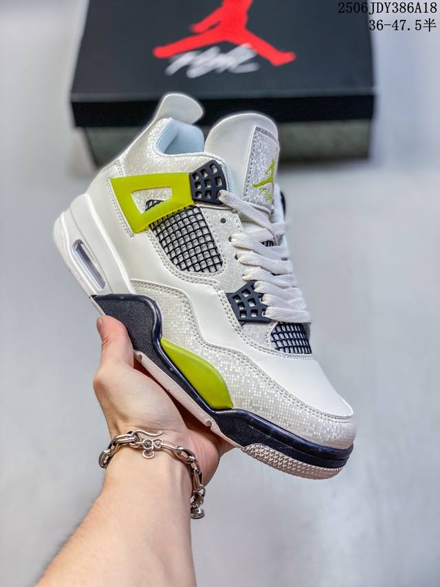 真标Air Jordan 4 Retro 迈克尔 乔丹Aj4代中帮复古休闲运动文化篮球鞋 货号:405452 010 尺码:36 36.5 37.5 38 38
