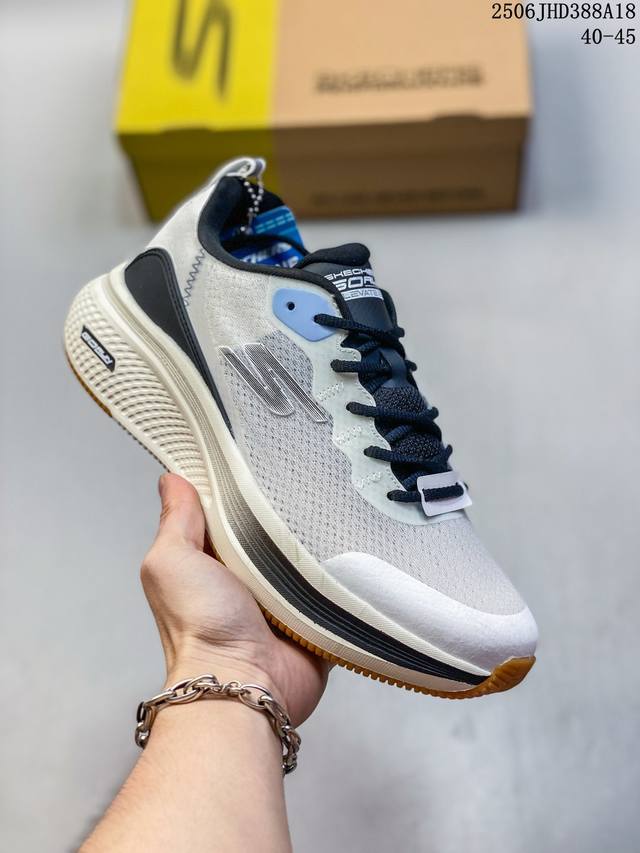 Skechers斯凯奇男士秋季吸震轻质高透气舒适回弹运动跑步鞋220851 尺码：见图 编码：06Jhd388A18