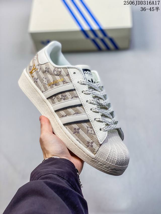 公司级阿迪达斯Adidas三叶草 Originals Superstar贝壳头系列低帮经典百搭休闲运动板鞋 货号:If7021 尺码:36 36.5 37 38