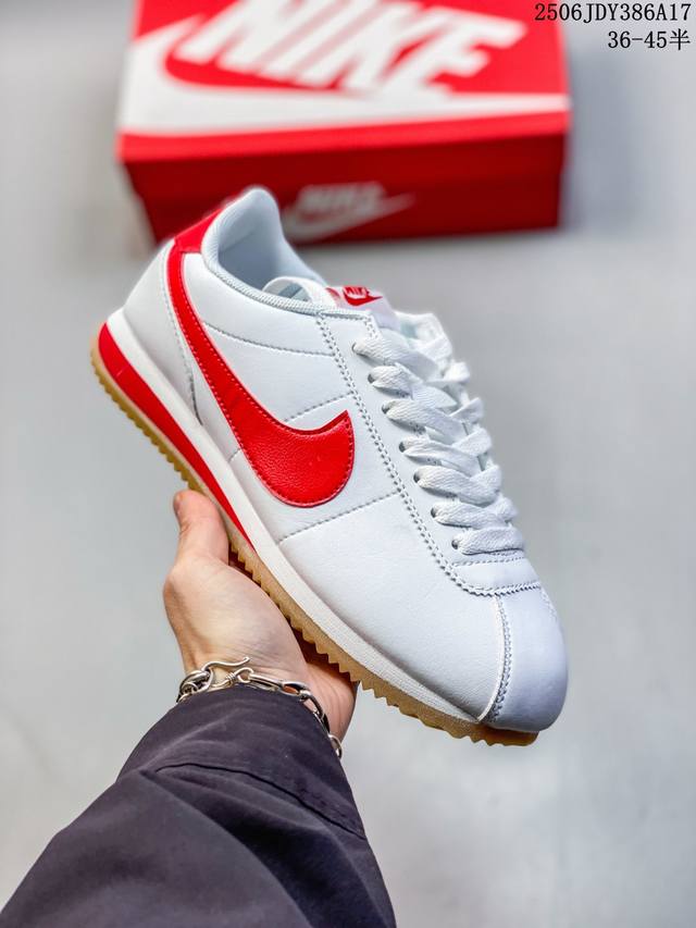 公司级Nike Classic Cortez 耐克经典轻便舒适男子阿甘鞋休闲跑步鞋运动鞋 纯粹而执着的精神 使得Cortez种在了一代人的心里 无论是否喜欢它复