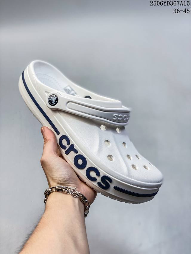 Crocs卡骆驰 Bayaband Clog贝雅洞洞鞋 男女同款 货号：205089-0A3 鞋码：见图 编码：05Yd367A15