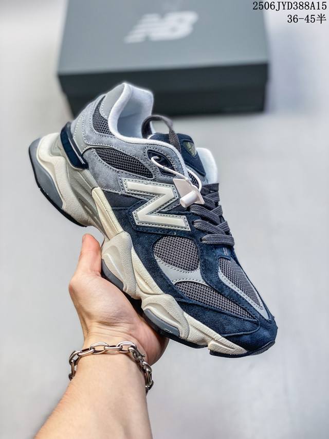 公司级New Balance 公司级版本 Nb9060 联名款 复古休闲运动慢跑鞋 鞋款灵感源自设计师本人对夏日的怀日回忆。鞋面大身由空间双格及磨砂鞋面拼接而生