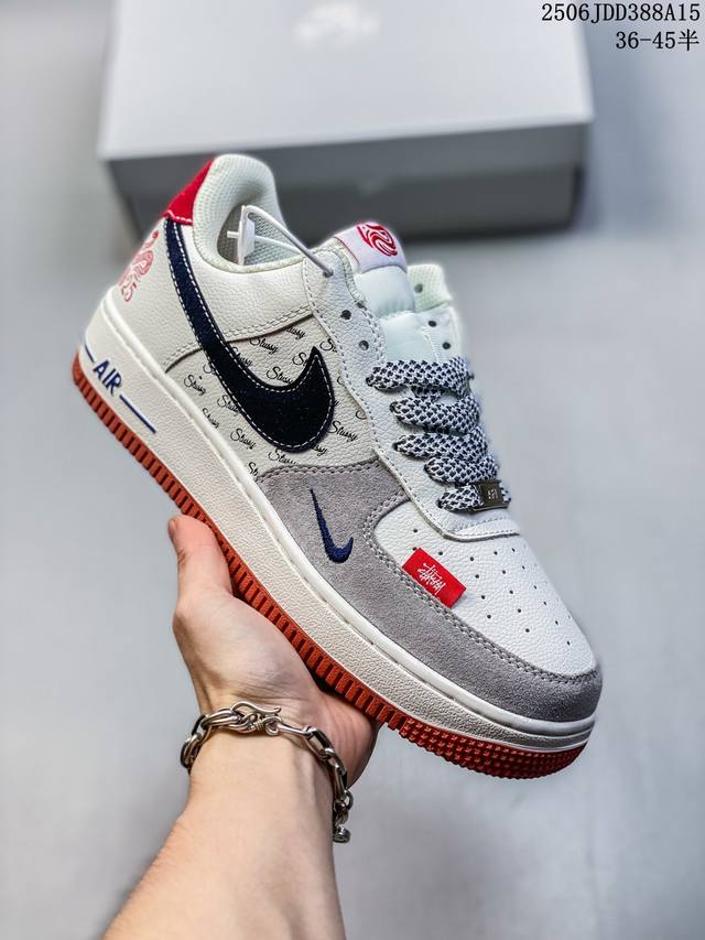 公司级带半码 Nike Air Force 1 ‘07 Low 空军一号 低帮 运动鞋 休闲鞋 折边针车 工艺难度大 原楦头原纸板 原装鞋盒 定制五金配件 内置