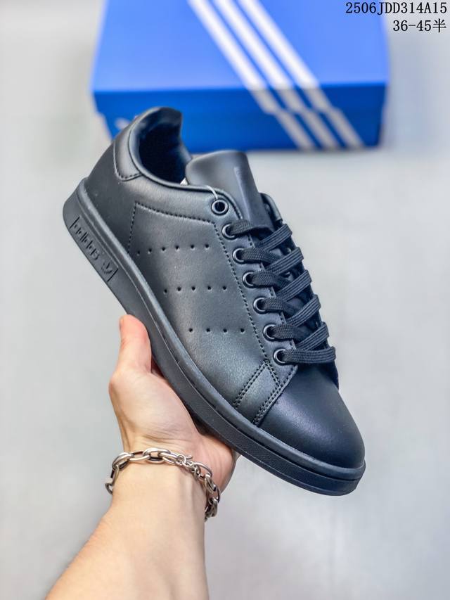 阿迪达斯三叶草Adidas Originals Stan Smith Leather史密斯经典百搭复古休闲运动板鞋 M20327 码数：36 36.5 37 3
