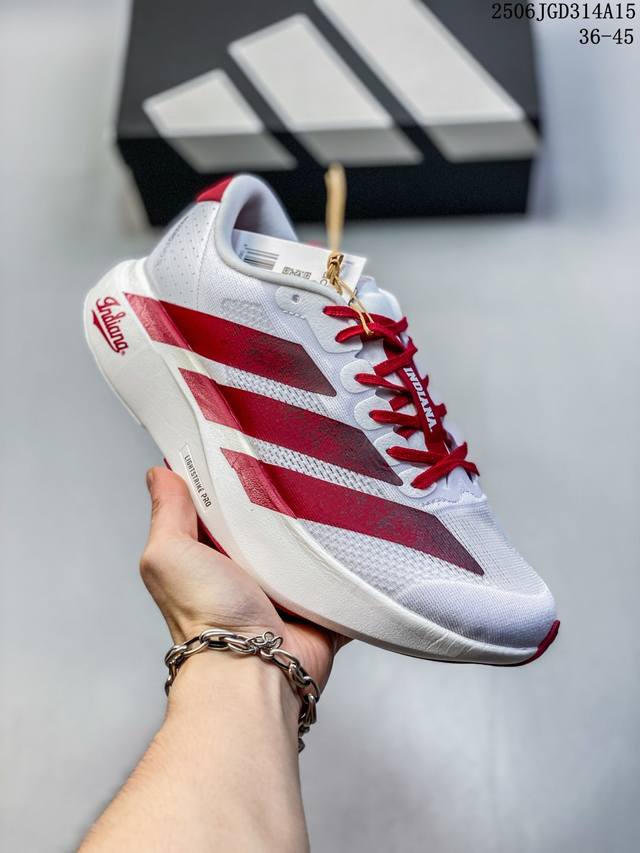 阿迪达斯Adidas Adizero Evo Sl M 轻盈跑鞋耐磨减震专业跑步鞋 货号：Jq4576 码数：36 37 38 39 40 41 42 43 4