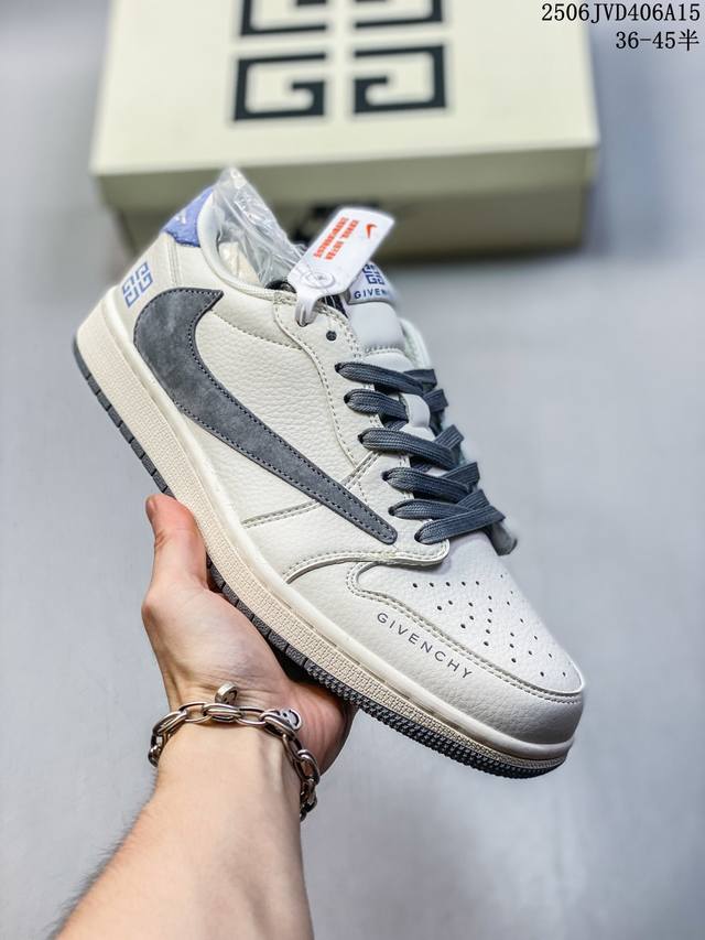 海外爆款限量发售！公司级 Travis Scott X Fragment Design X Jordan Air Jordan 1 Low Og Sp “纪梵希