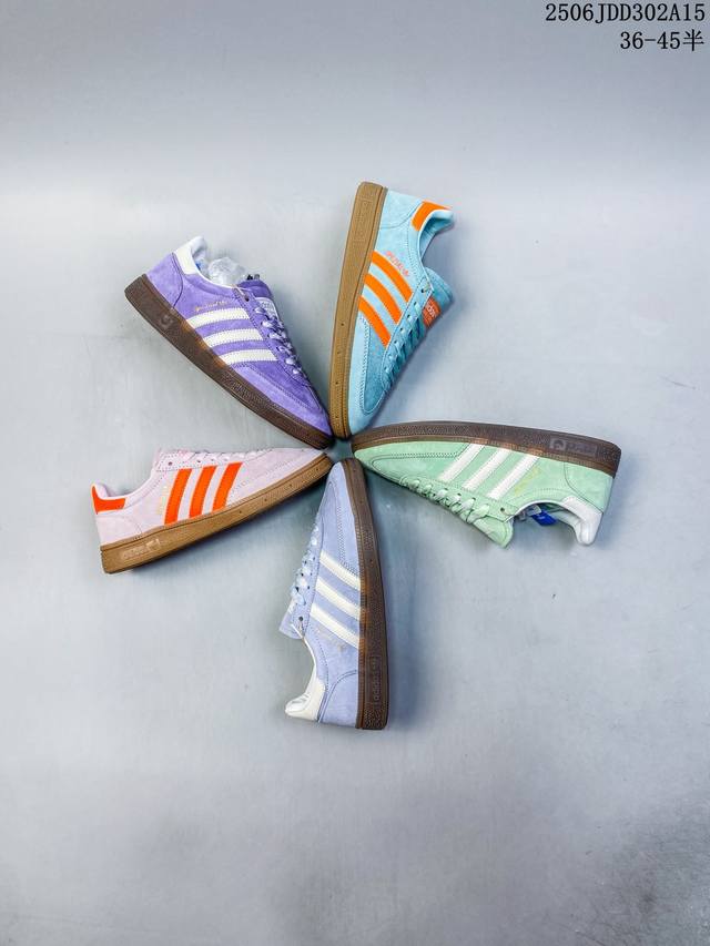 公司级Adidas Handball Spezial 阿迪达斯经典款 复古休闲板鞋 官方货号:Kj6305 尺码:36 36.5 37 38 38.5 39 4