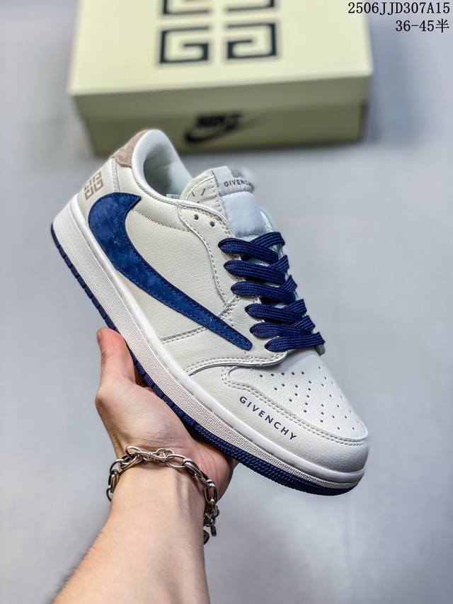 真标 耐克 Nike Air Jordan 1 Low Og Sp Military Blue Aj1乔1倒勾 2025年新款 蛇年新款 低帮篮球鞋 Aj1 乔