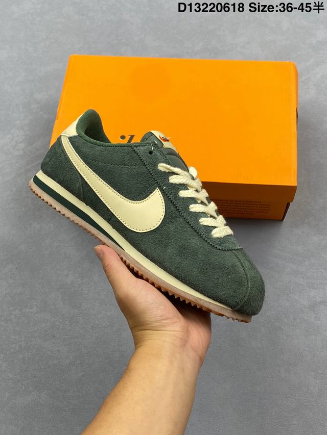公司级Nike Classic Cortez 耐克经典轻便舒适男子阿甘鞋休闲跑步鞋运动鞋 纯粹而执着的精神 使得Cortez种在了一代人的心里 无论是否喜欢它复