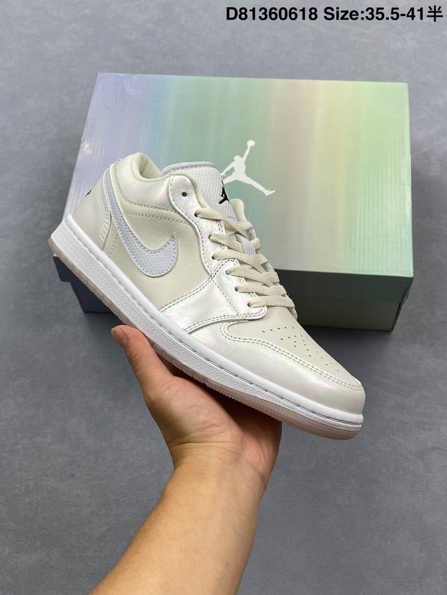 公司级Nike Air Jordan 1 Low Aj1乔1低帮休闲板鞋 同步官方配色 市场唯一独家头层皮打造 原鞋原档案开发 原厂皮料 原档冲孔鞋头 正确满胶