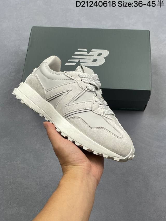 Nb 新百伦 New Balance 327系列复古休闲运动慢跑鞋时尚男女运动鞋 以更纯粹的复古风格设计打造的全新造型 侧身还以解构设计，将 N 字标志以做旧压