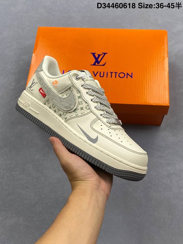 Nike Air Force 1‘07 Lv8 原楦头原纸板 打造纯正低帮空军版型 专注外贸渠道 全掌内置蜂窝气垫 原盒配件 原厂中底钢印、拉帮完美 货号：Yx