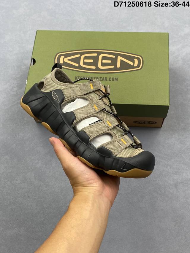 Keen Hyperport H2 舒适 溯溪鞋 科恩凉鞋 夏季户外运动鞋 男女款 棕色 货号：1030857 尺码：36-44 编码：D71250618