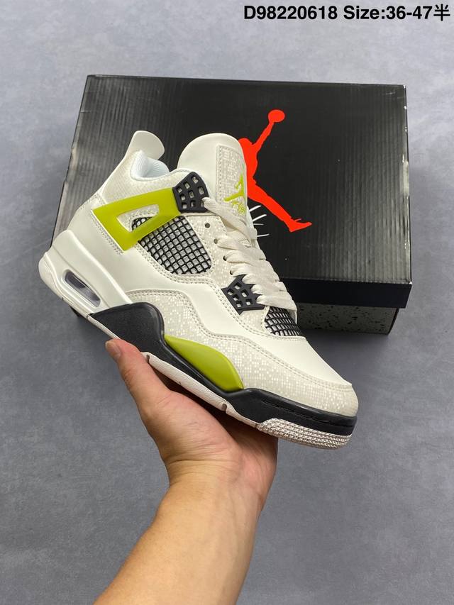 真标耐克Nike Air Jordan 4 Retro 迈克尔 乔丹Aj4代中帮复古休闲运动文化篮球鞋 货号:Fv5029-141 尺码:36 36.5 37.