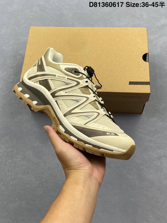 Salomon Xt-Quest Adv 萨洛蒙户外越野跑鞋 鞋面采用Sensifit贴合技术 全方位贴合包裹脚型 鞋跟部鞋底牵引设计 提供强大的抓地性能 更适