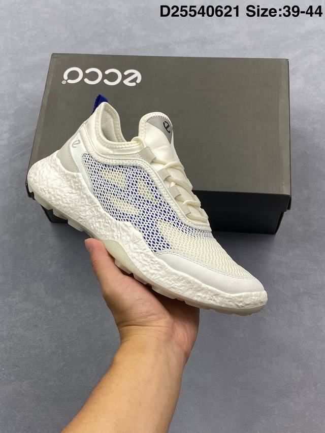 公司级Ecco爱步 Golf Biom H5 系列 牛皮 简约舒适 低帮 高尔夫球鞋 尺码:39-44 Id:D25540621