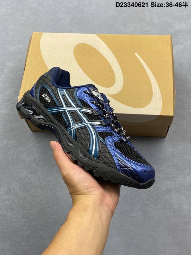 公司级Asics Gel-Nimbus 10.1 亚瑟士 复古先锋 潮流 拼接耐磨 低帮休闲跑步鞋 货号:1203A543-002 尺码:36-46半 D233