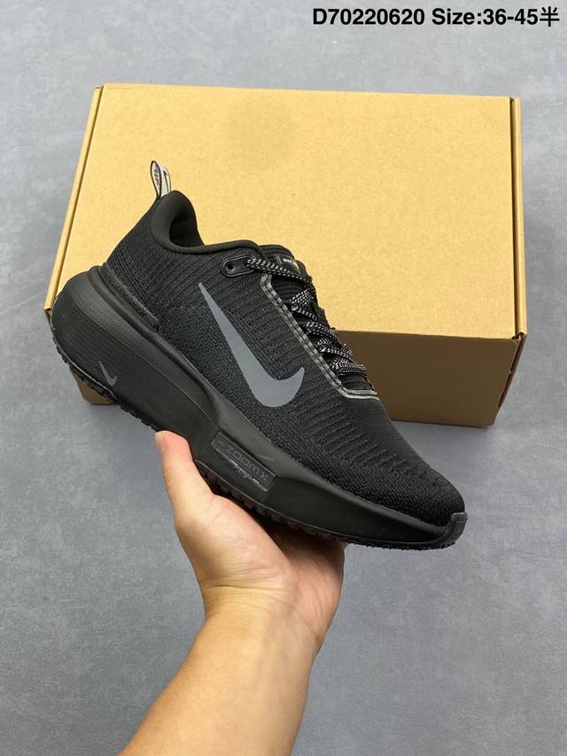 Nike 耐克 原楦原纸版开发版型，采用升级版外露式Flyknit飞织面料鞋面，搭载Zoomx轻盈泡棉缓震科技中底，防滑缜密块状橡胶外底全新升级改款，耐克Nik