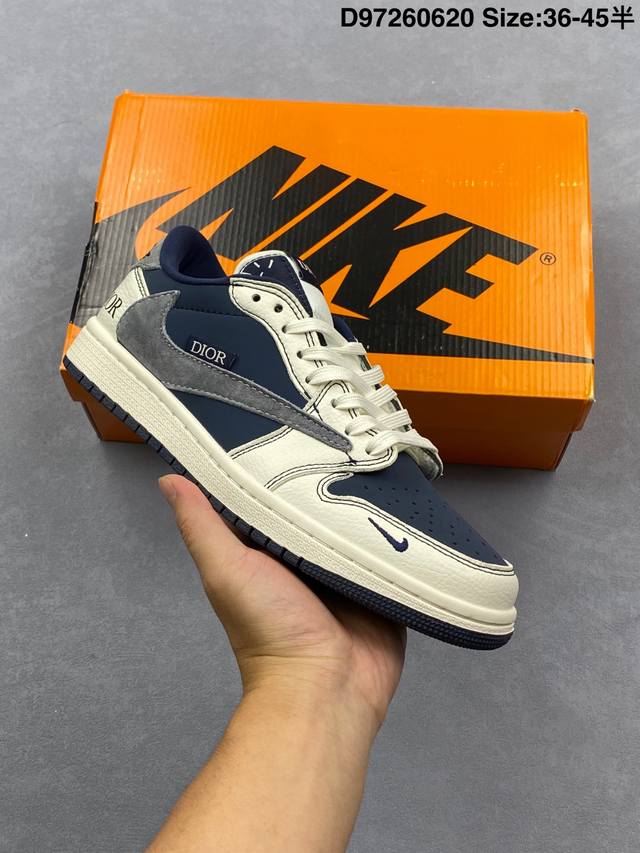 公司级Nike Air Jordan 1 Low 定制配色 定制Aj联名-高端定制 低帮复古文化板鞋 #定制鞋盒 大厂纯原品质出货 超高清洁度 皮料切割干净无任