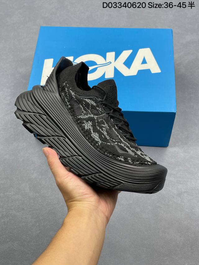 Hoka One One Restore Tc 舒适 织物减震防滑透气低帮 休闲跑步鞋 货号:1134533 尺码:36 36.5 37.5 38 38.5 3