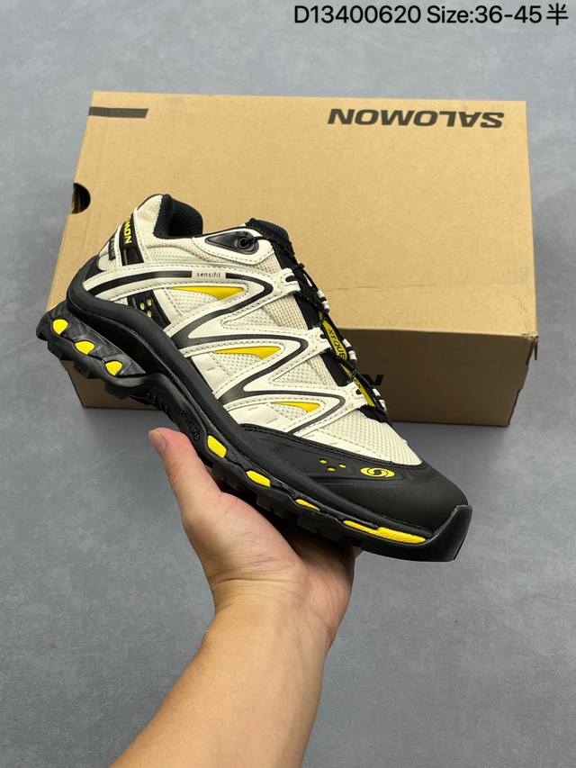公司级Salomon萨洛蒙 Xt-Quest Adv 探索者系列户外越野跑鞋 鞋面采用Sensifit贴合技术 全方位贴合包裹脚型 鞋跟部鞋底牵引设计 提供强大