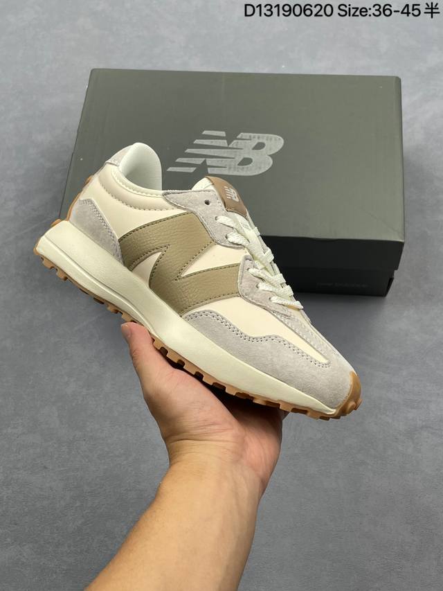 新百伦Nb327 New Balance 327 复古先锋 Ms327系列复古休闲运动慢跑鞋，上世纪 70 年代的意大利街头风格 Size:36 37 37.5