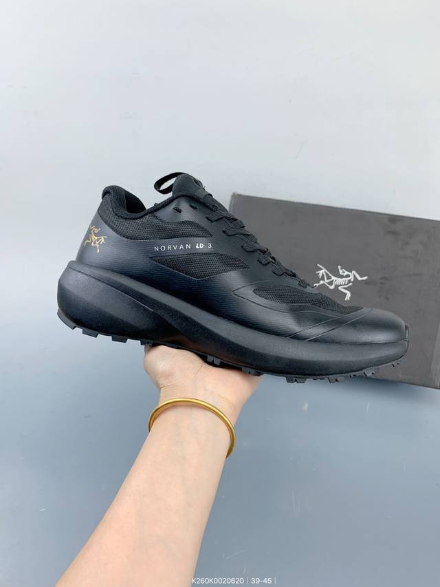 始祖鸟Arc Teryx Norvan Ld 3 Gtx Trail 北温哥华三代系列长距离越野徒步户外运动跑鞋 Size：如图 编码：K K0020620