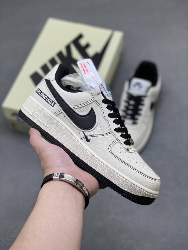 海外限量发售！公司级Nike Air Force 1 '07 Low 空军一号低帮 运动鞋 休闲鞋 折边针车 工艺难度大 原楦头原纸板 原装鞋盒 定制五金配件