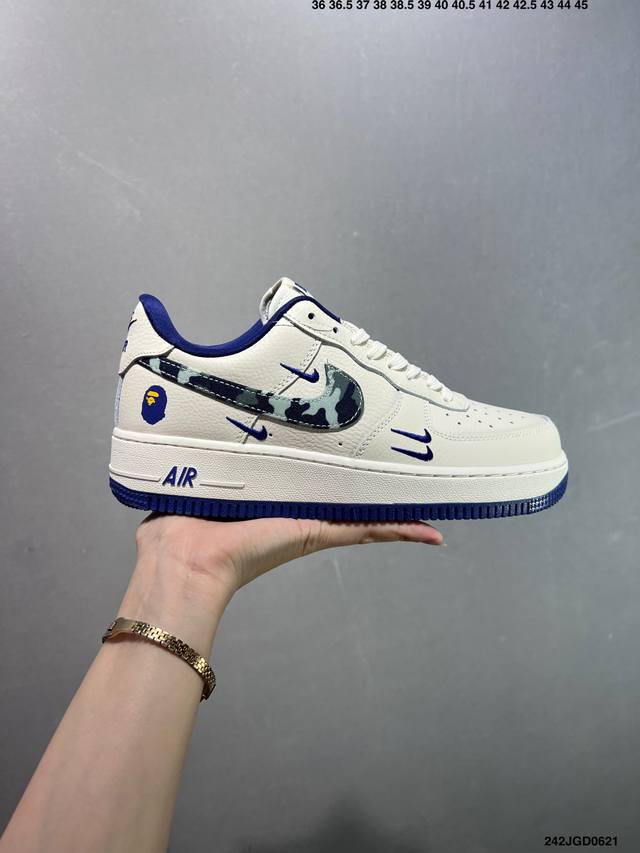 Nike Air Force 1 Low 07 原楦头原纸板 打造纯正低帮空军版型 专注外贸渠道 全掌内置蜂窝气垫 原盒配件 原厂中底钢印、拉帮完美 官方货号：