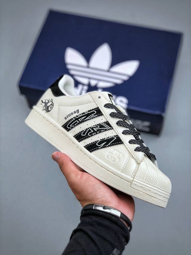 C版 Adidas Originals Superstar 联名款 经典贝壳头官网同步 实拍首发渠道正品订单 诠释市场最高工艺水平区别市面普通真标版本，进出专柜