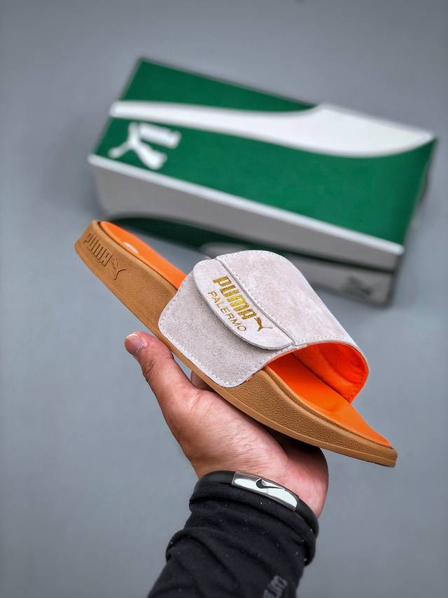 Puma Leadcat 2.0 Palermo Foil 彪马 舒适透气 橡胶底拖鞋拖鞋保留潮流外观的同时 将舒适度锐意升级 今夏不容错过的人气潮履货号:39