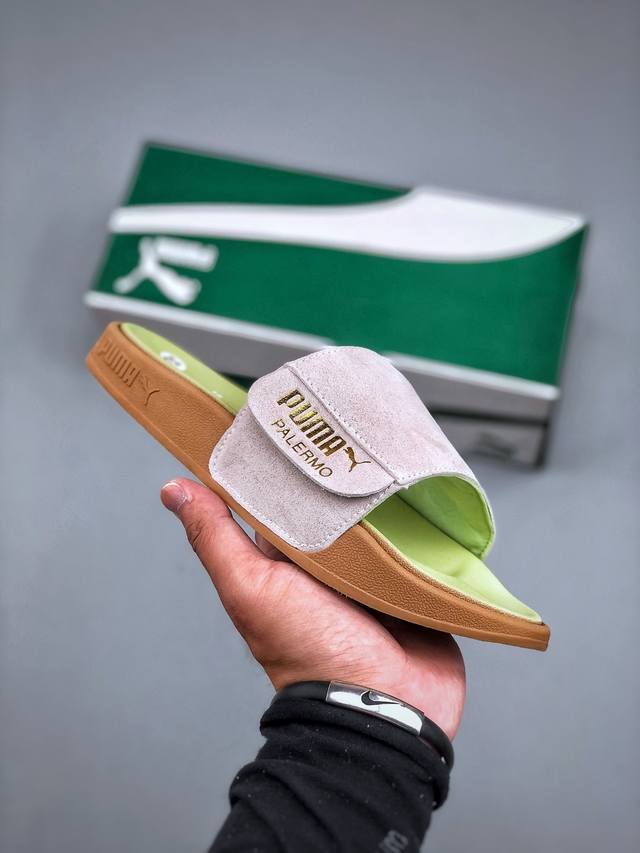 Puma Leadcat 2.0 Palermo Foil 彪马 舒适透气 橡胶底拖鞋拖鞋保留潮流外观的同时 将舒适度锐意升级 今夏不容错过的人气潮履货号:39