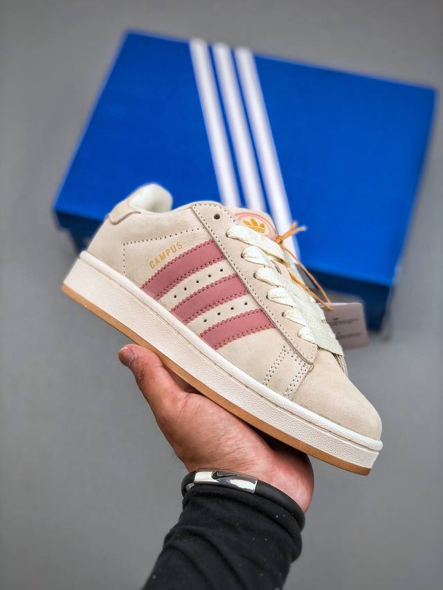 Adidas Originals Campus 00S 学院系列面包风经典复古低帮百搭休闲运动板鞋货号：Ji2752尺码：36-40 半