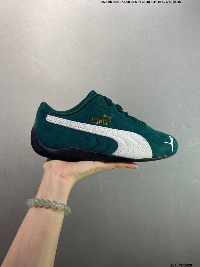 公司级Puma Speedcat Og 彪马罗马阿莫尔系列百搭单品 复古运动休闲赛车跑鞋 以趣味十足又前卫复古的设计引领潮流将赛道精神融入街头时尚 开启前卫竞速