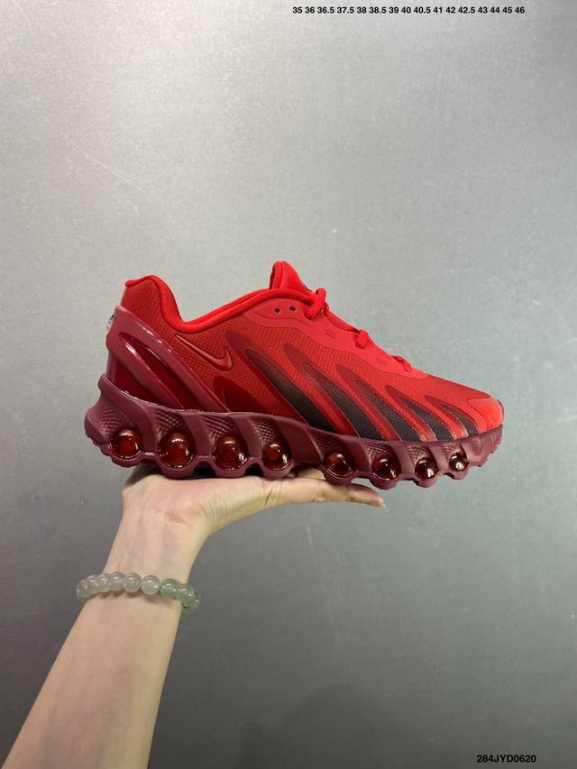 公司级Nike Air Max Dn8 全掌科技气垫 缓震运动跑鞋 Dn8的核心亮点在于其八腔气垫结构 根据不同部位设定的气压值专为行走设计 提供卓越的舒适感
