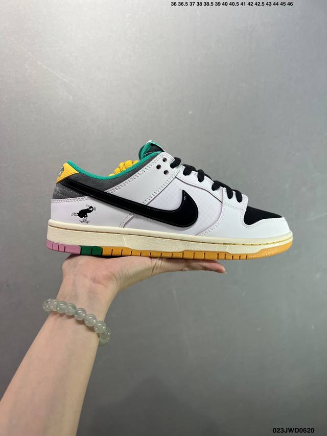 公司级耐克Nike Sb Dunk Low Pro扣篮系列低帮休闲运动滑板板鞋 货号:Hj4132-100 尺码:36 36.5 37.5 38 38.5 39